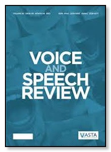 Cover of the Voice and Speech Review